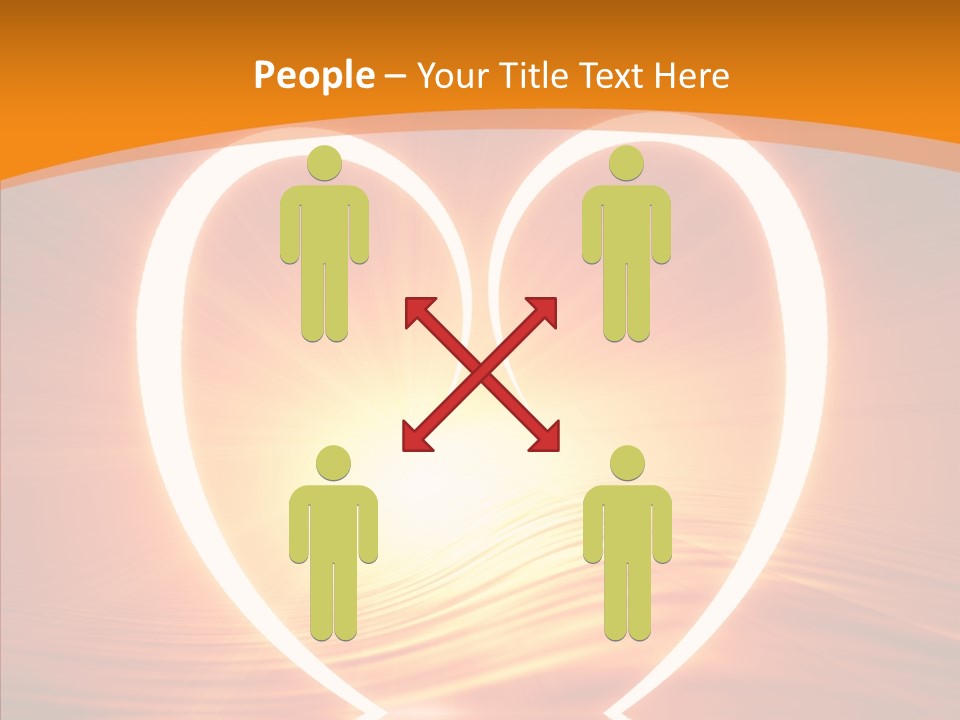 Peacefull Red Mad PowerPoint Template