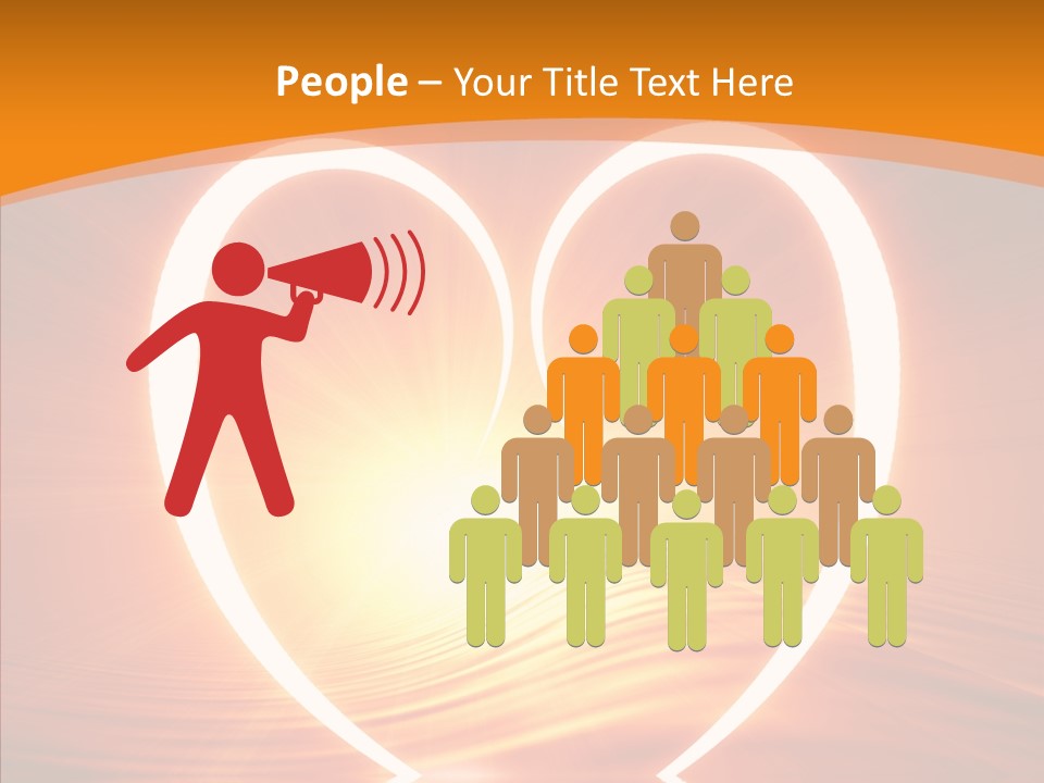 Peacefull Red Mad PowerPoint Template