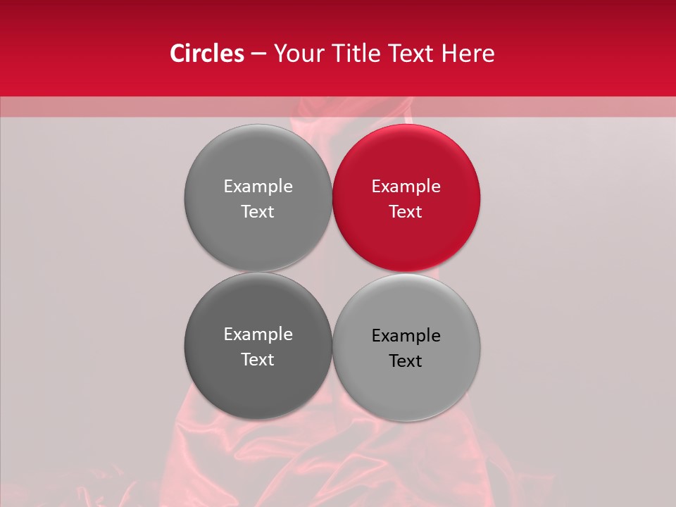 Closeup Cute Dress PowerPoint Template