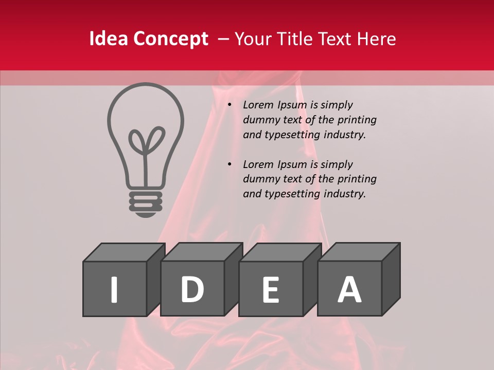 Closeup Cute Dress PowerPoint Template