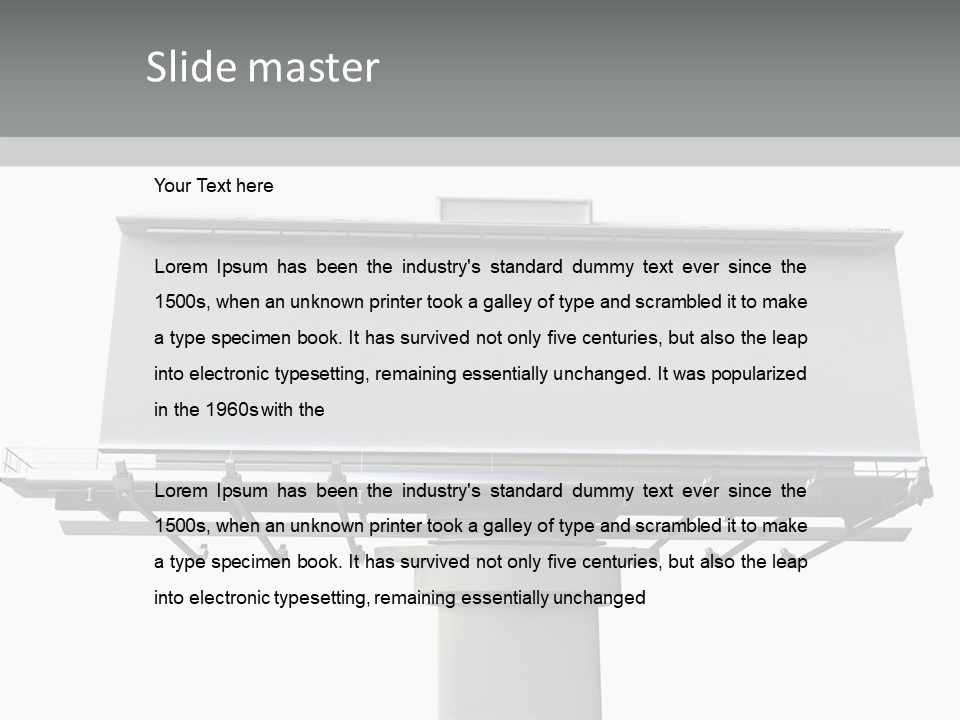 Toon Itting Writing PowerPoint Template