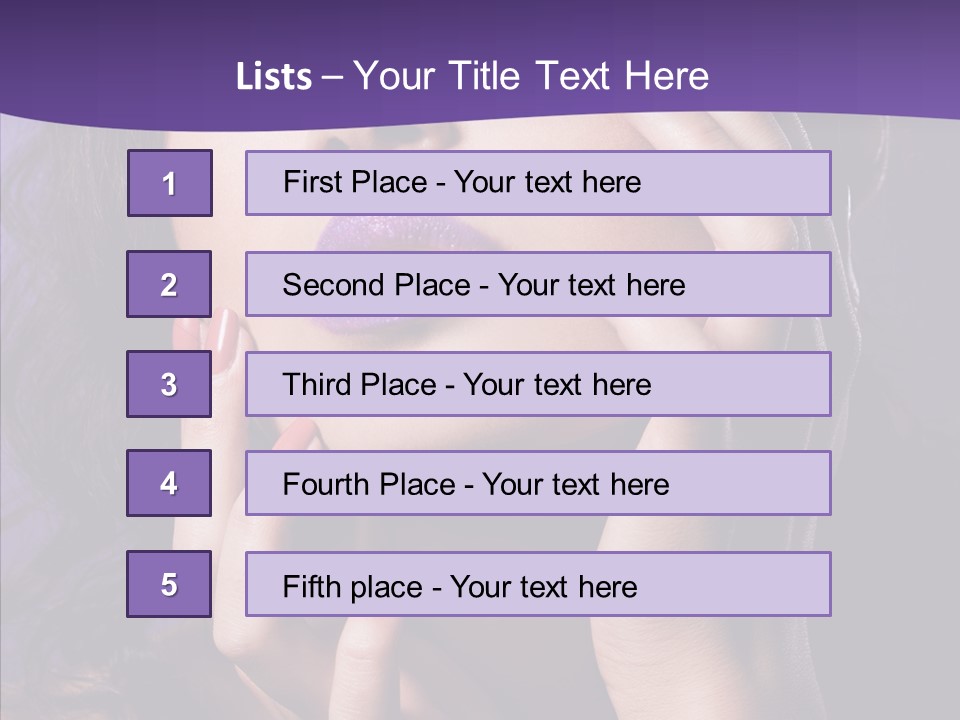 Glamour Beauty Sensual PowerPoint Template