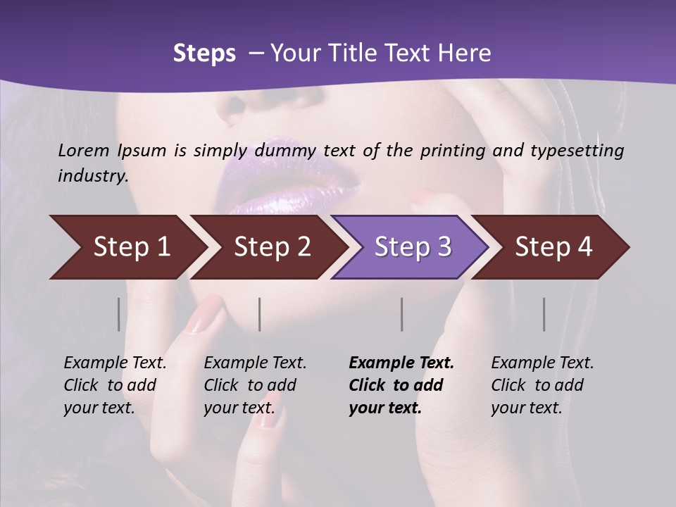 Glamour Beauty Sensual PowerPoint Template
