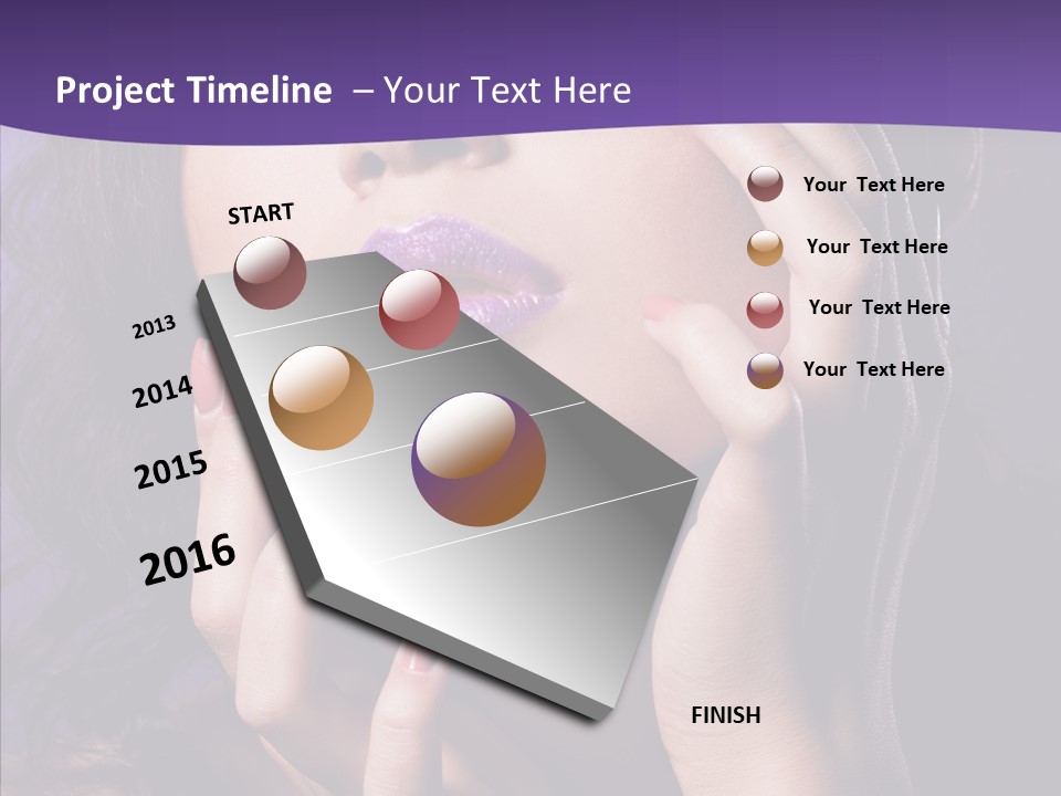 Glamour Beauty Sensual PowerPoint Template