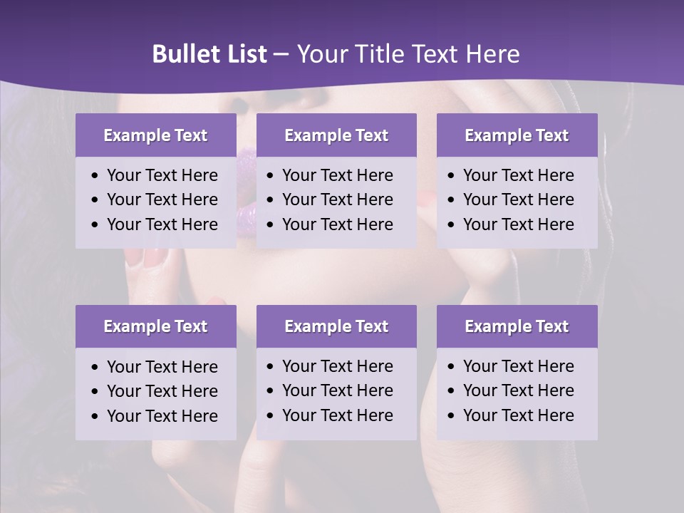 Glamour Beauty Sensual PowerPoint Template
