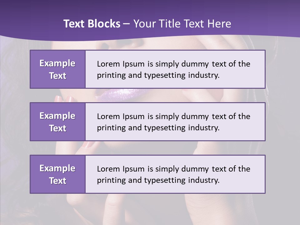 Glamour Beauty Sensual PowerPoint Template
