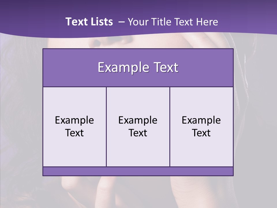 Glamour Beauty Sensual PowerPoint Template