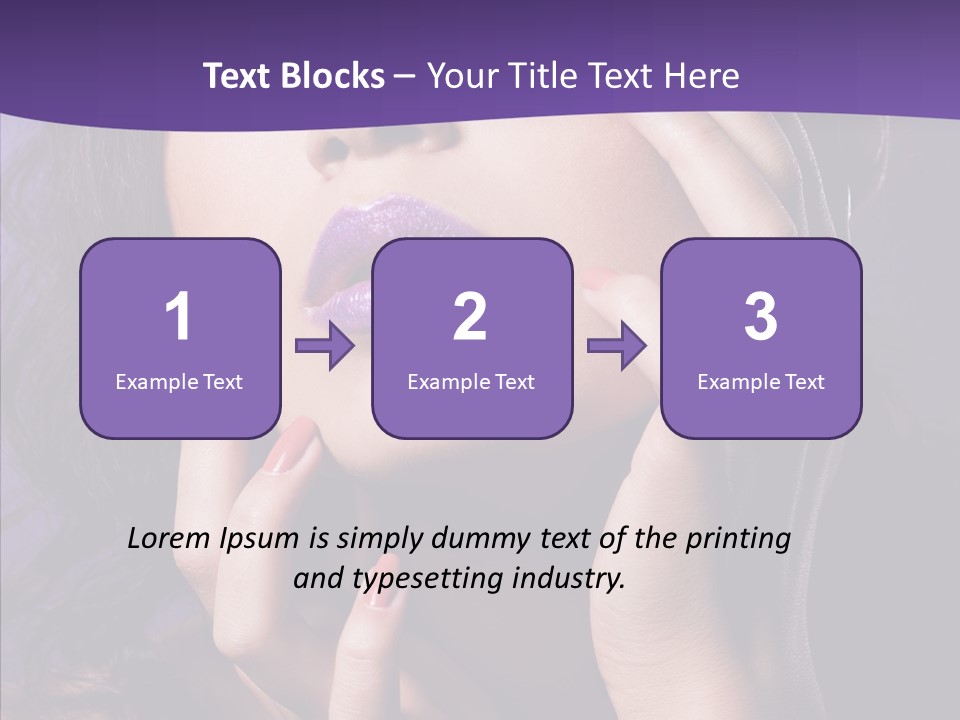 Glamour Beauty Sensual PowerPoint Template
