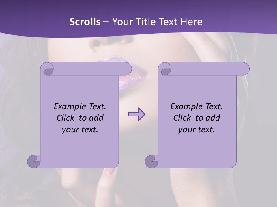 Glamour Beauty Sensual PowerPoint Template