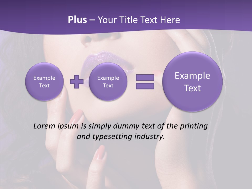 Glamour Beauty Sensual PowerPoint Template