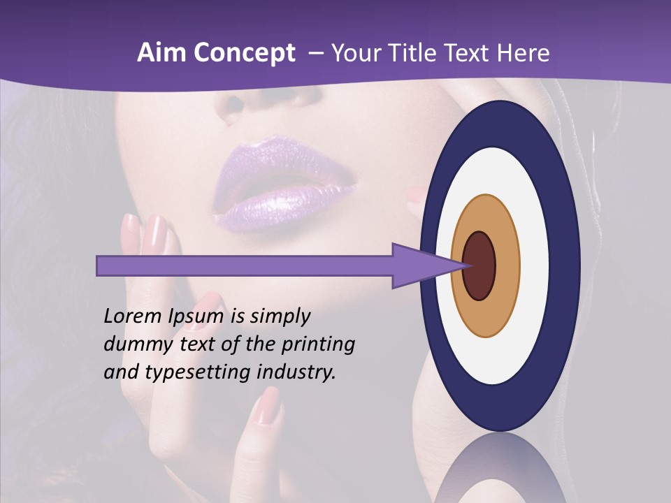 Glamour Beauty Sensual PowerPoint Template