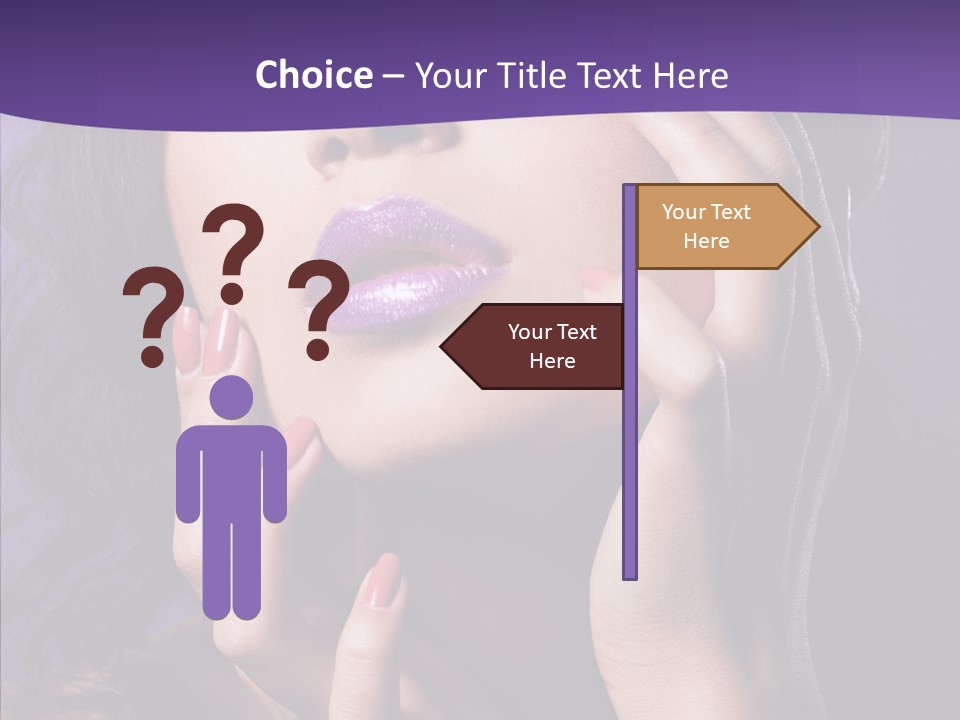 Glamour Beauty Sensual PowerPoint Template