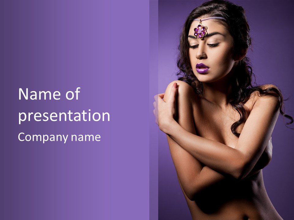 Hair Person Young PowerPoint Template