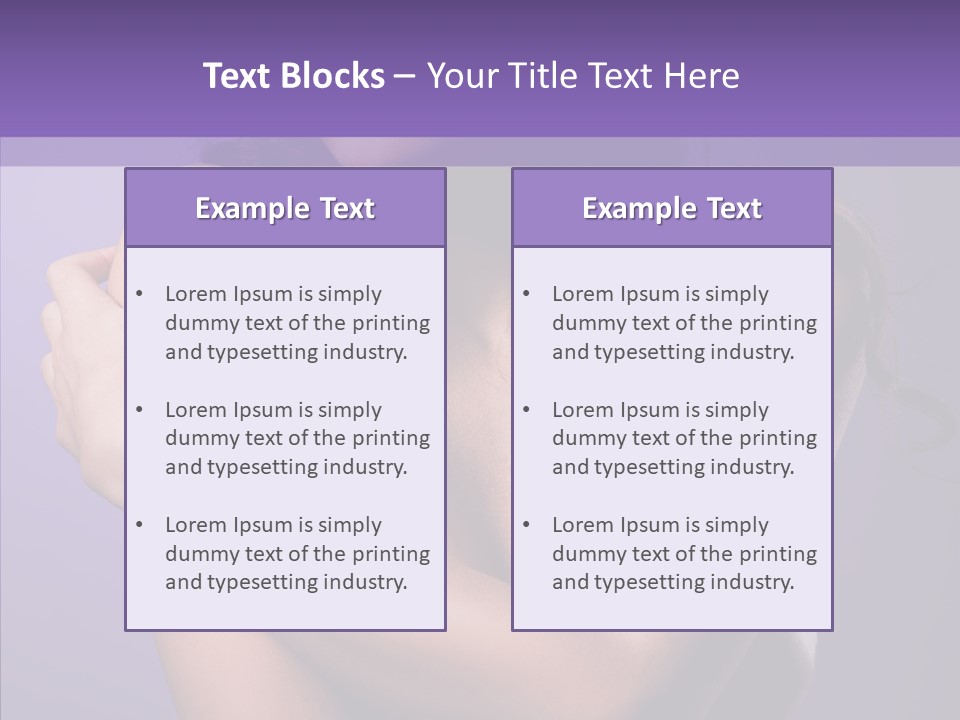 Hair Person Young PowerPoint Template