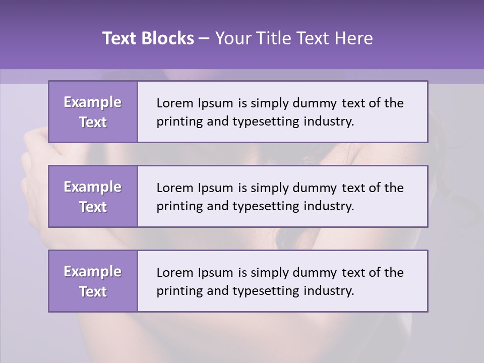 Hair Person Young PowerPoint Template