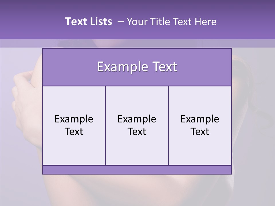 Hair Person Young PowerPoint Template