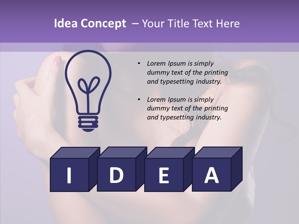 Hair Person Young PowerPoint Template