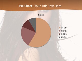 Caucasian Person Eyes PowerPoint Template