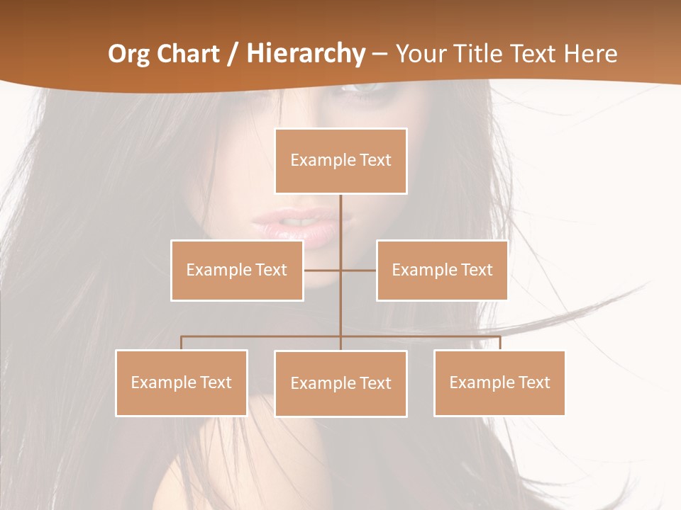Caucasian Person Eyes PowerPoint Template