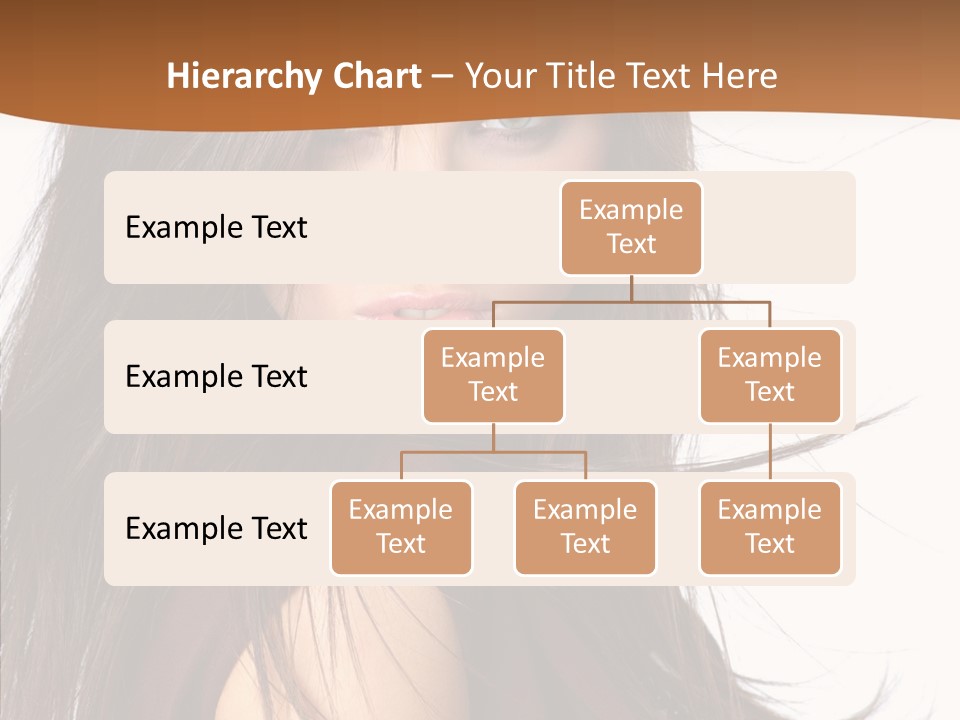 Caucasian Person Eyes PowerPoint Template