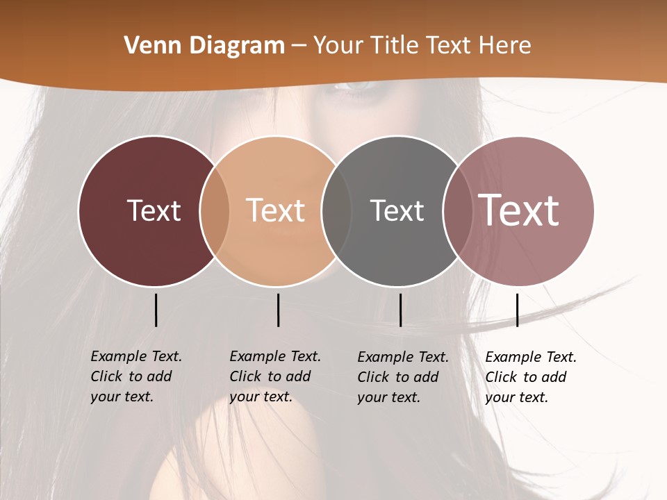 Caucasian Person Eyes PowerPoint Template