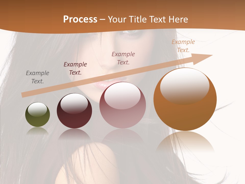 Caucasian Person Eyes PowerPoint Template