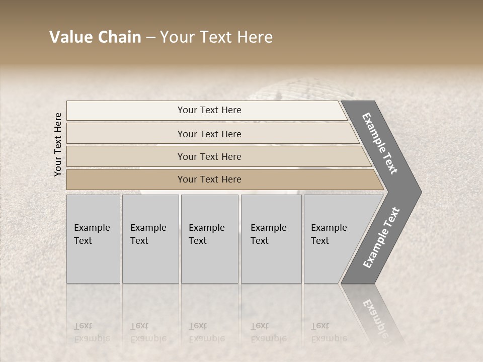 Expensive Reflection Seashell PowerPoint Template