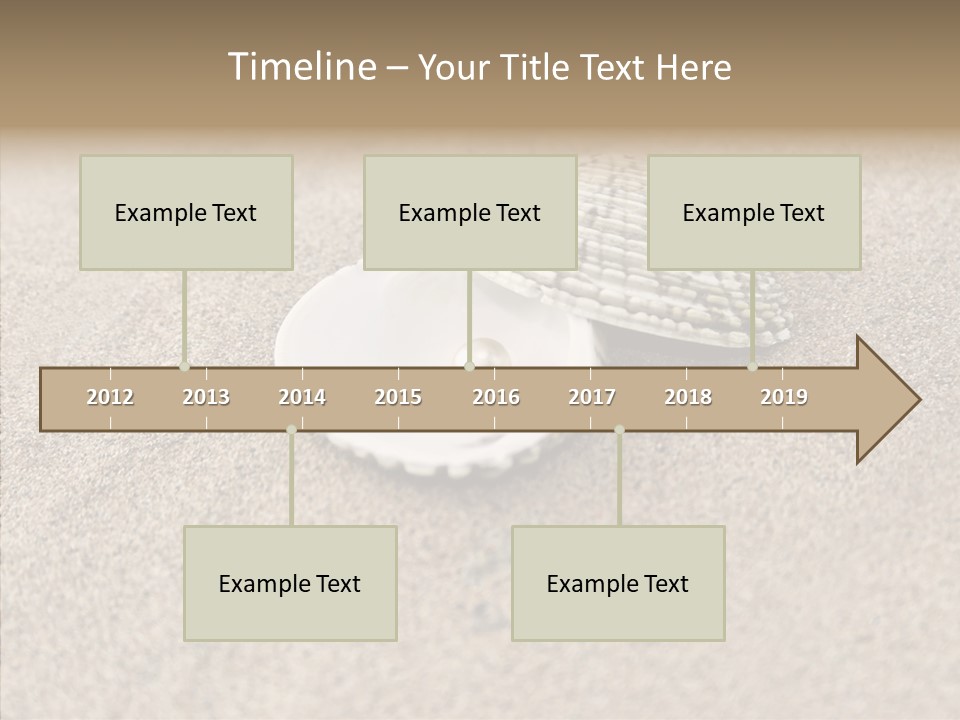Expensive Reflection Seashell PowerPoint Template