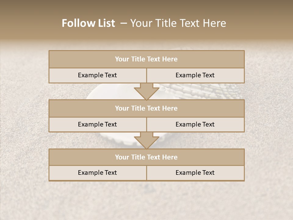 Expensive Reflection Seashell PowerPoint Template