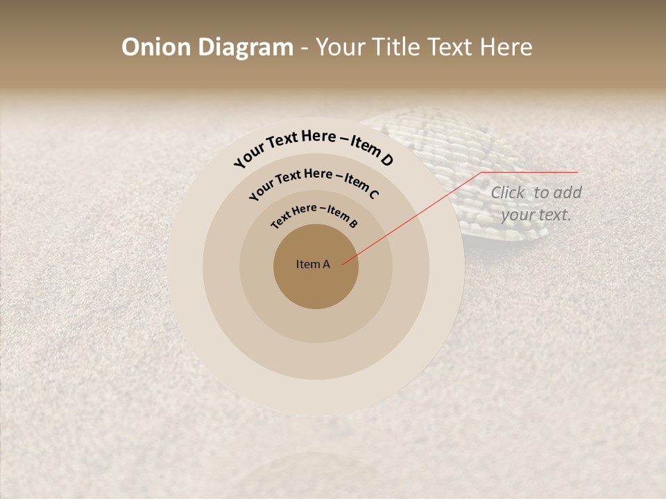 Expensive Reflection Seashell PowerPoint Template