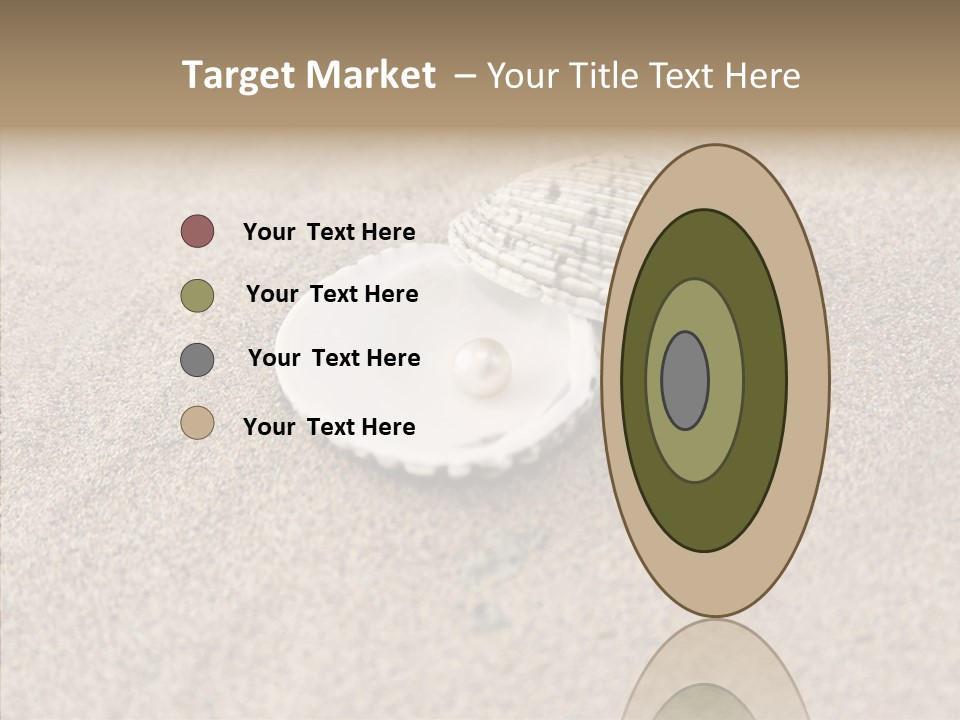 Expensive Reflection Seashell PowerPoint Template