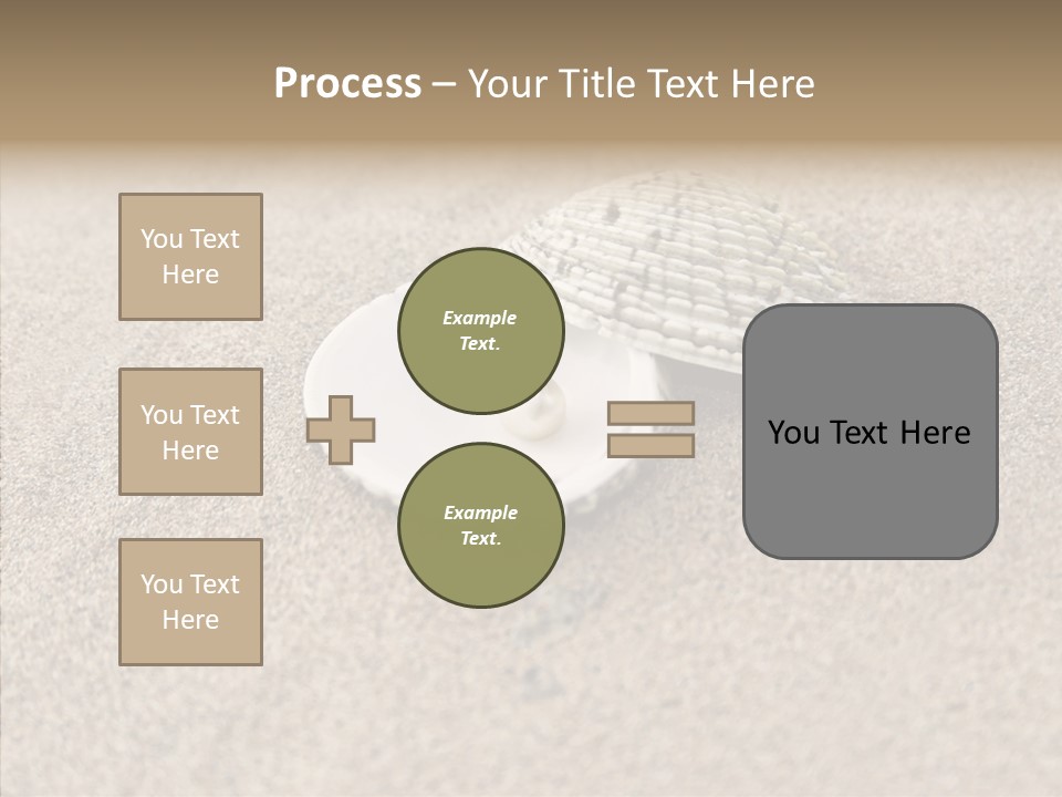 Expensive Reflection Seashell PowerPoint Template