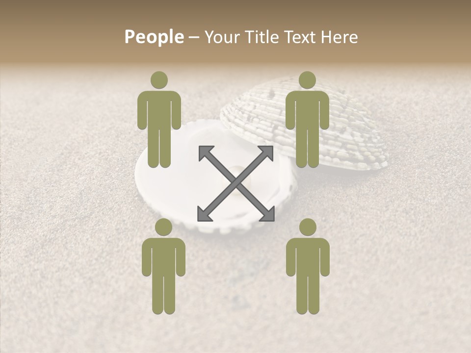 Expensive Reflection Seashell PowerPoint Template