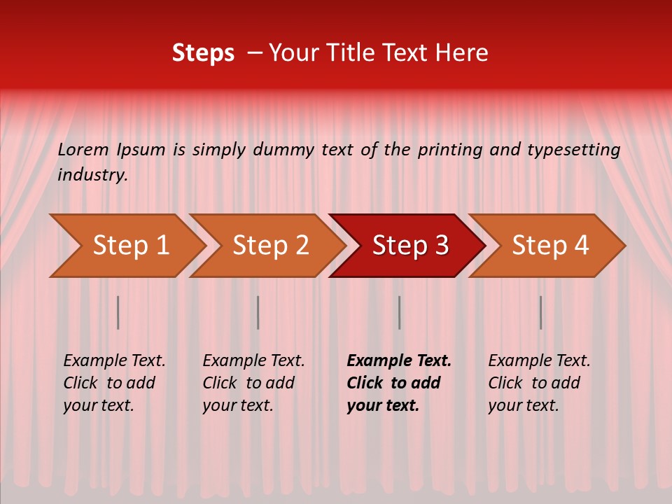 Entrance Cinema Front PowerPoint Template