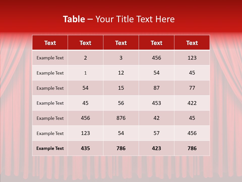 Entrance Cinema Front PowerPoint Template
