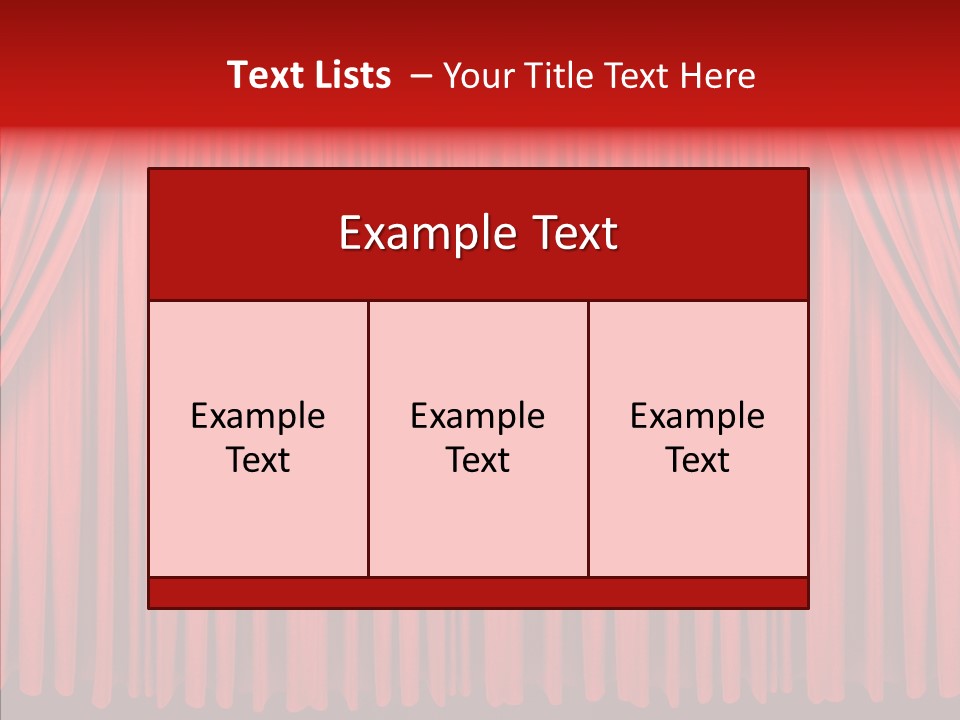 Entrance Cinema Front PowerPoint Template