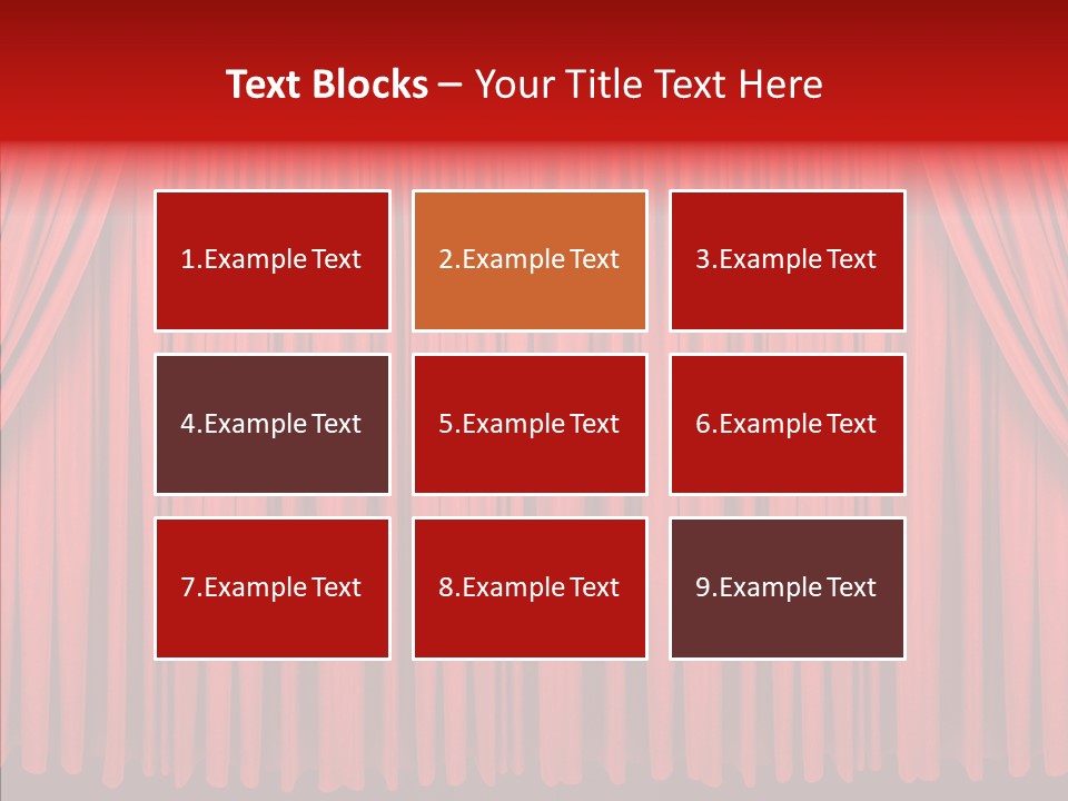 Entrance Cinema Front PowerPoint Template