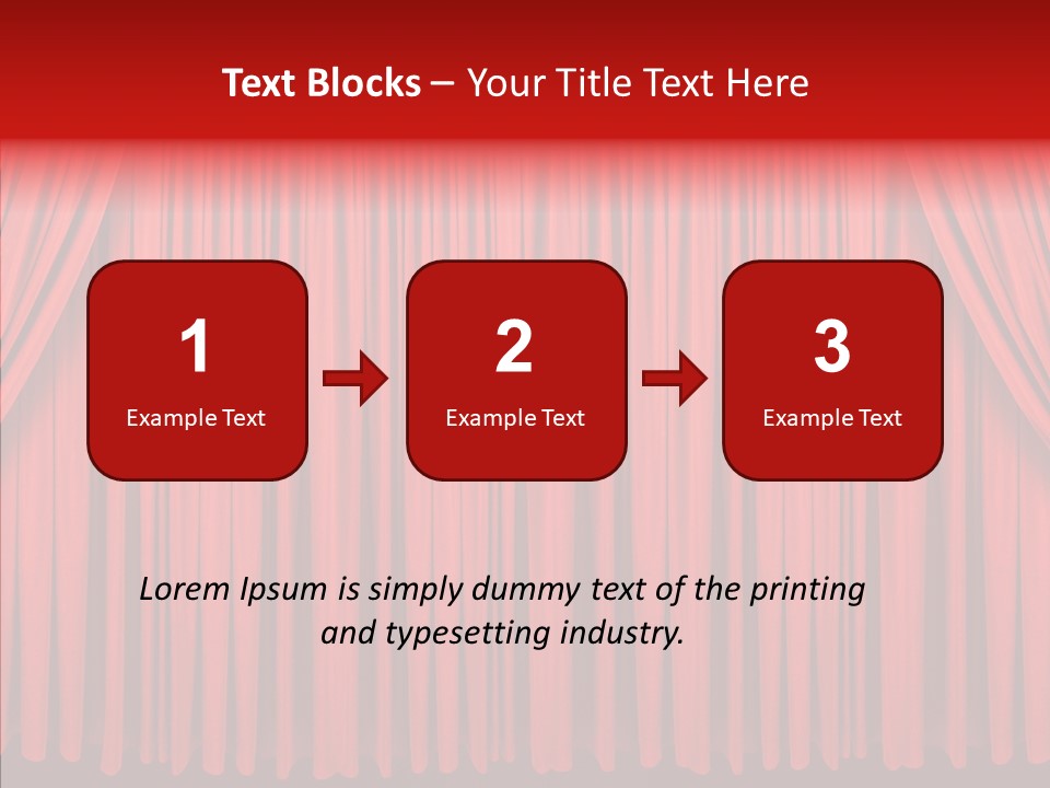 Entrance Cinema Front PowerPoint Template