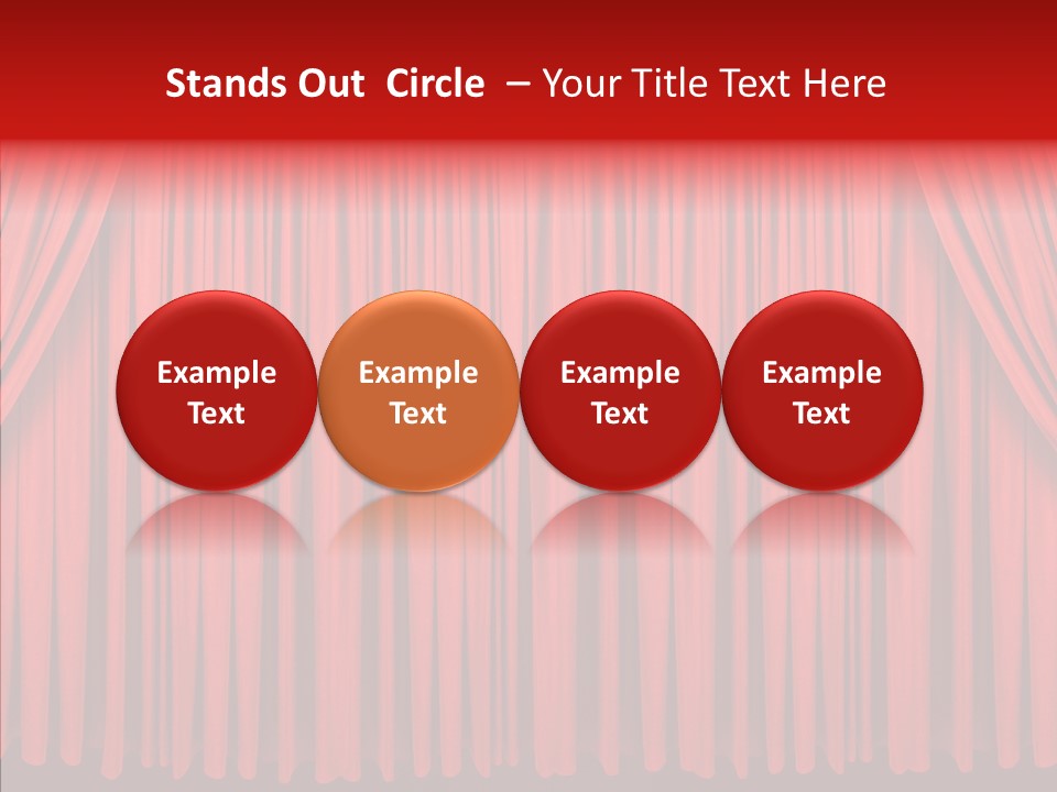 Entrance Cinema Front PowerPoint Template