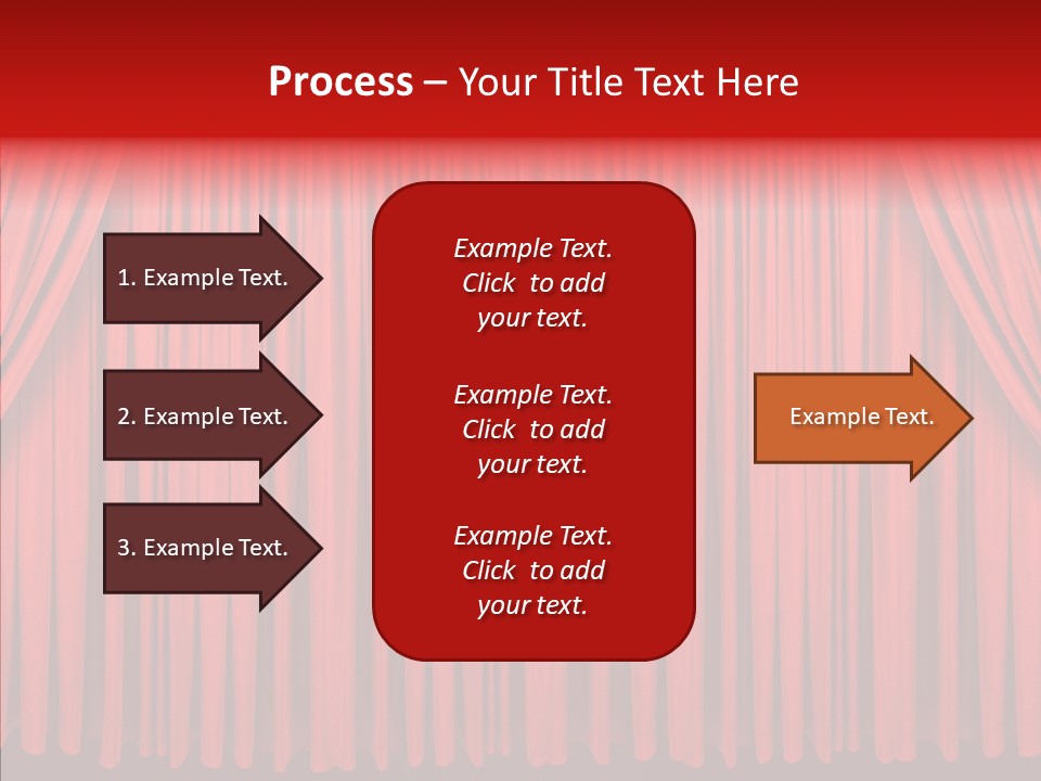 Entrance Cinema Front PowerPoint Template