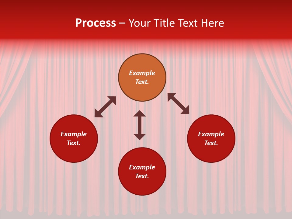 Entrance Cinema Front PowerPoint Template
