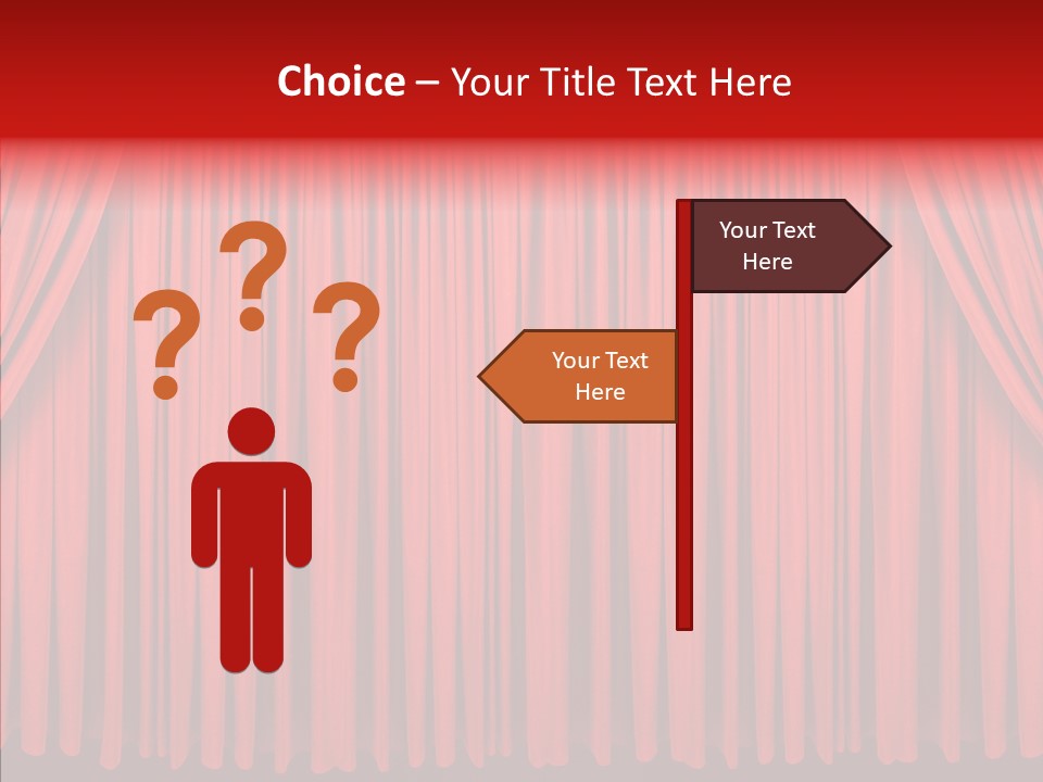 Entrance Cinema Front PowerPoint Template