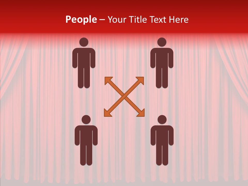 Entrance Cinema Front PowerPoint Template