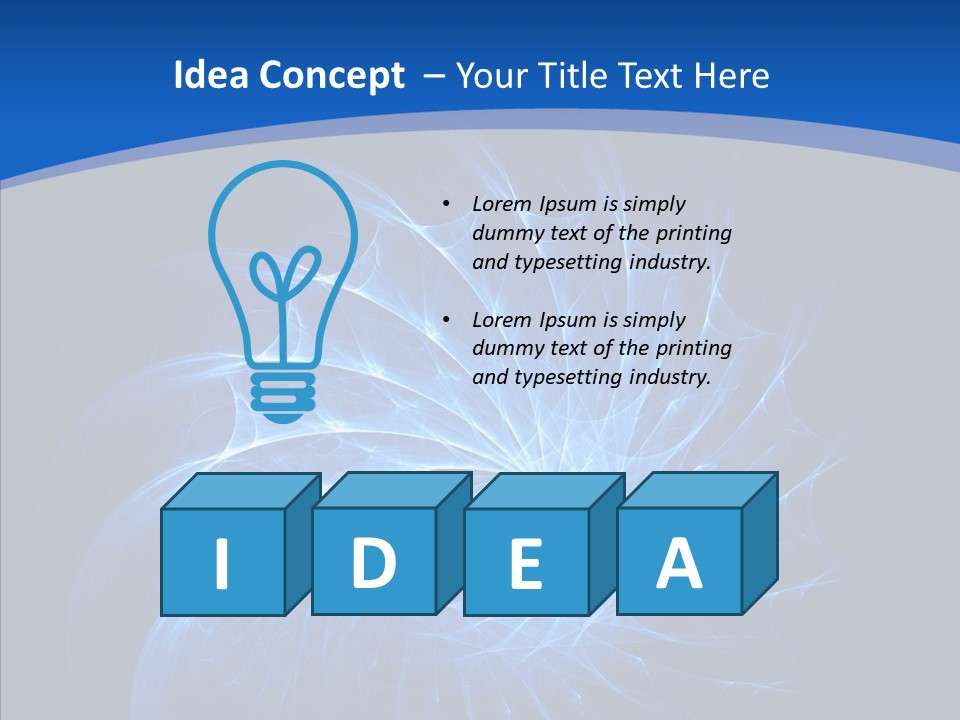 Dream Illusion Ocean PowerPoint Template