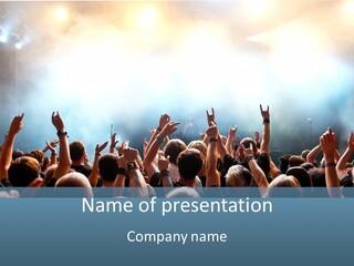 Smoke Act Band PowerPoint Template
