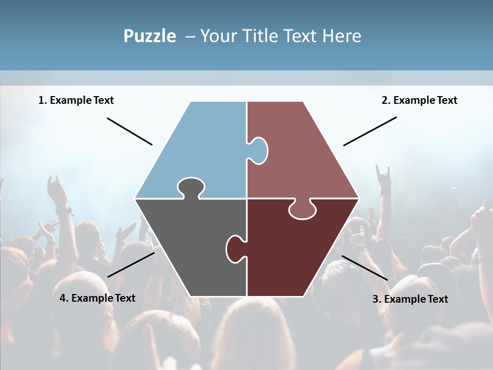 Smoke Act Band PowerPoint Template