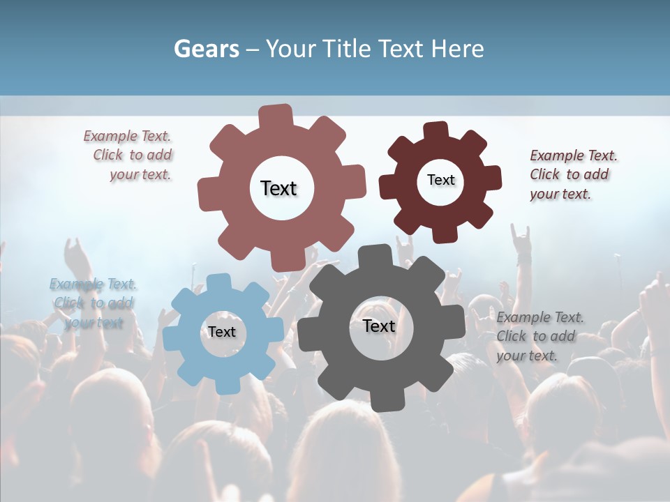 Smoke Act Band PowerPoint Template