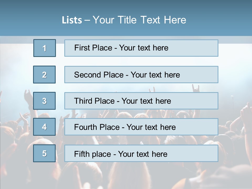 Smoke Act Band PowerPoint Template