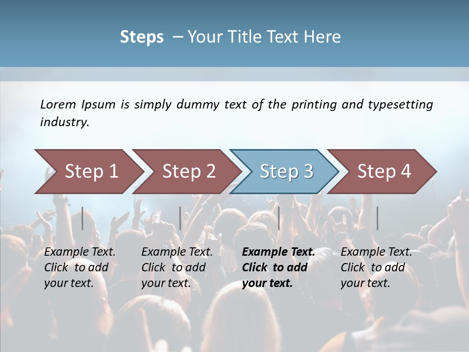 Smoke Act Band PowerPoint Template