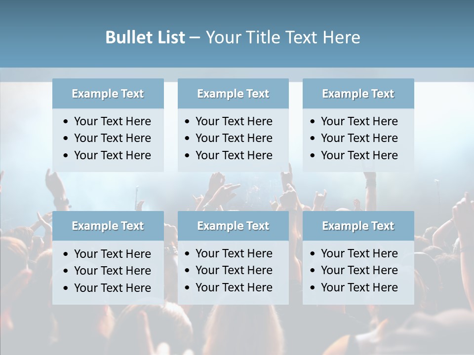 Smoke Act Band PowerPoint Template